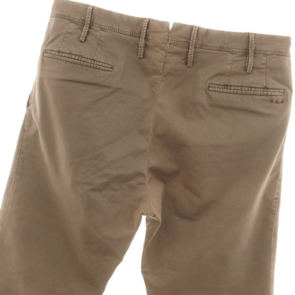 [Used] PT01 ARIAL Stretch Cotton Casual Slacks Pants Brown [33] [Condition Rank D] [Men&