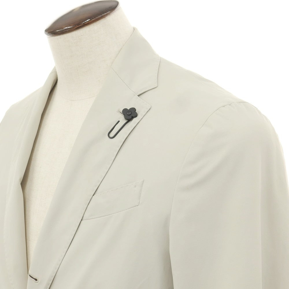 【中古】ラルディーニ LARDINI ストレッチナイロン 3つボタンスーツ ライトベージュ【 48 】【 状態ランクC 】【 メンズ 】