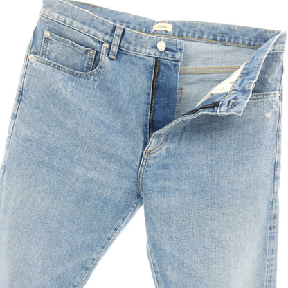 [Used] FOLLOW Distressed Stretch Cotton Jeans Denim Pants Light Blue [32] [Condition Rank C] [Men&