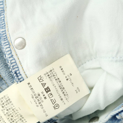 [Used] FOLLOW Distressed Stretch Cotton Jeans Denim Pants Light Blue [32] [Condition Rank C] [Men&