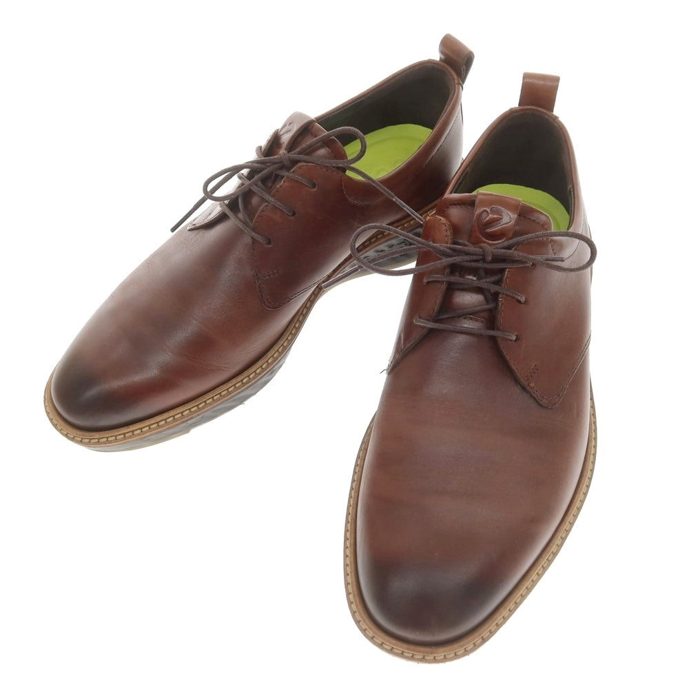 【中古】エコー ecco プレーントゥ ドレスシューズ ブラウン【 42 】【 状態ランクB 】【 メンズ 】