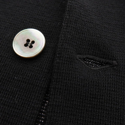 【中古】ラルディーニ LARDINI ウール 2B ニットジャケット ブラック【 S 】【 状態ランクB 】【 メンズ 】