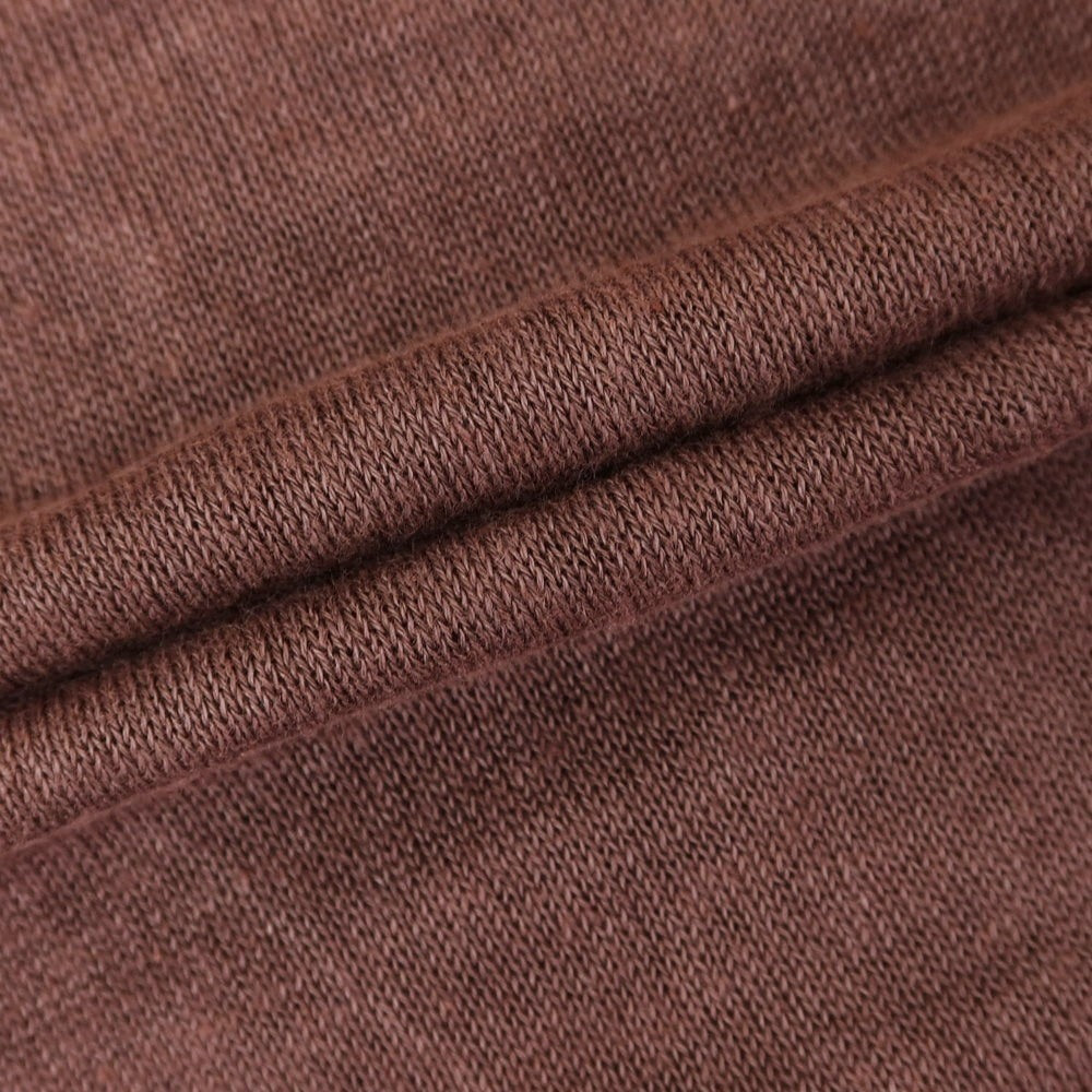 [Used] ROBERTO COLLINA High gauge linen crew neck short sleeve pullover knit purple [48] [Condition rank B] [Men&