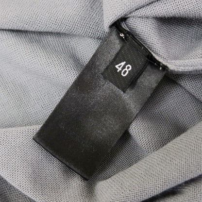 【中古】ロベルトコリーナ ROBERTO COLLINA ハイゲージ コットン 半袖 ポロニット グレー【 48 】【 状態ランクB 】【 メンズ 】