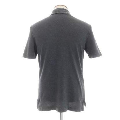 [Used] Drumohr Cotton Pique Short Sleeve Polo Shirt Dark Gray [M] [Condition Rank C] [Men&