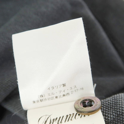 [Used] Drumohr Cotton Pique Short Sleeve Polo Shirt Dark Gray [M] [Condition Rank C] [Men&