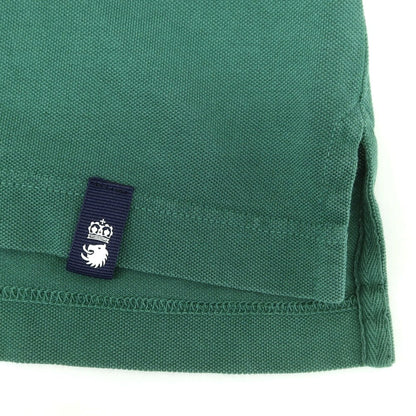 [Used] Drumohr Cotton Pique Short Sleeve Polo Shirt Green [M] [Condition Rank B] [Men&