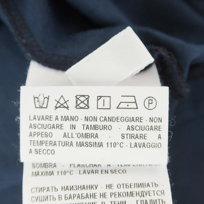 [Used] GRAN SASSO Stretch Cotton Crew Neck Pocket Short Sleeve T-Shirt Navy [46] [Condition Rank B] [Men&