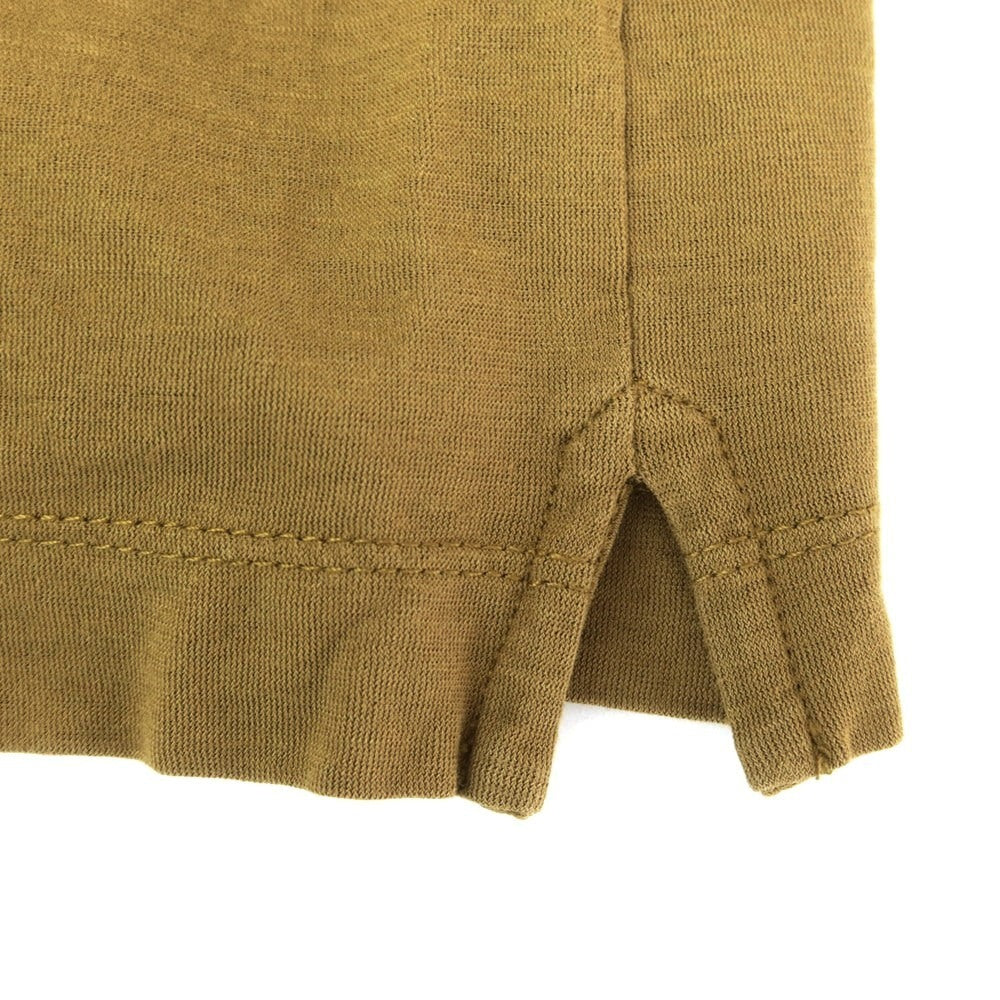[Used] ROBERTO COLLINA Cotton short-sleeved shirt, ocher [No description (S rank)] [Condition rank C] [Men&
