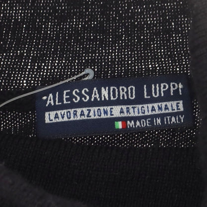 【中古】アレッサンドロルッピ Alessandro Luppi ハイゲージ ウール タートルネック プルオーバーニット ブラック【 52 】【 状態ランクB 】【 メンズ 】