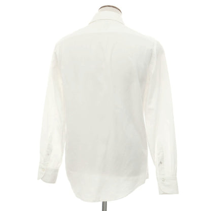 【中古】フィナモレ Finamore コットン ホリゾンタルカラー ドレスシャツ ホワイト【 39 】【 状態ランクC 】【 メンズ 】