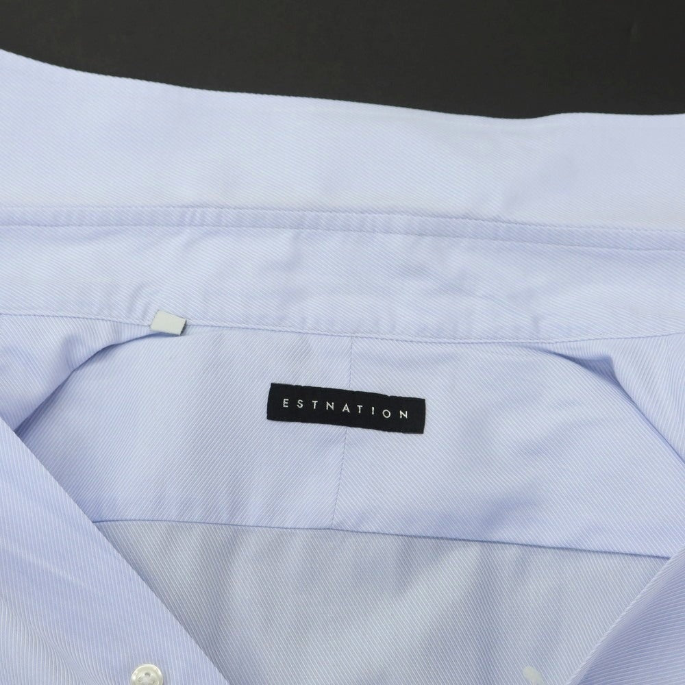 [Used] ESTNATION Cotton Regular Collar Dress Shirt Light Blue [40] [Condition Rank C] [Men&