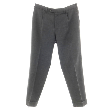 [Used] GERMANO Travel Edition Stretch Polyester Wool Dress Slacks Pants Dark Gray [50] [Condition Rank C] [Men&