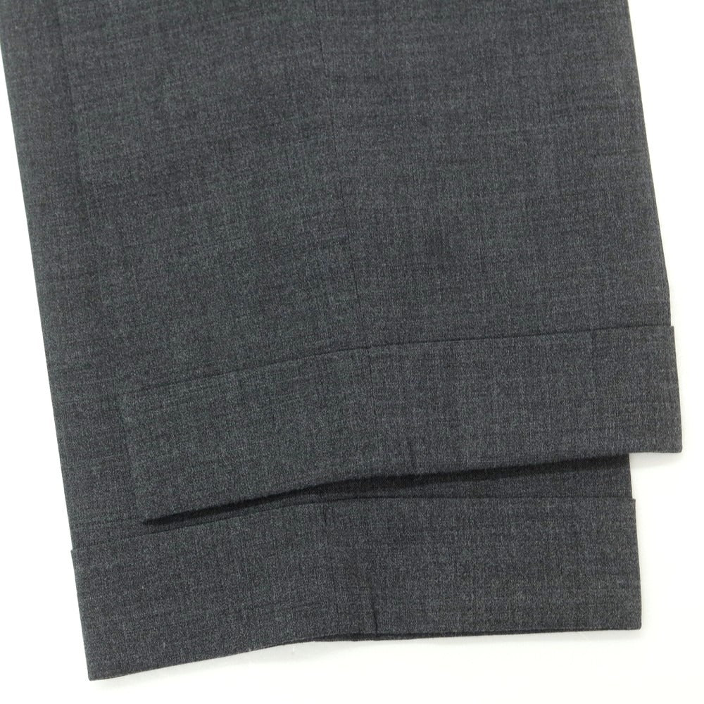 [Used] GERMANO Travel Edition Stretch Polyester Wool Dress Slacks Pants Dark Gray [50] [Condition Rank C] [Men&