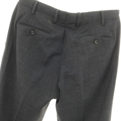 [Used] GERMANO Travel Edition Stretch Polyester Wool Dress Slacks Pants Dark Gray [50] [Condition Rank C] [Men&