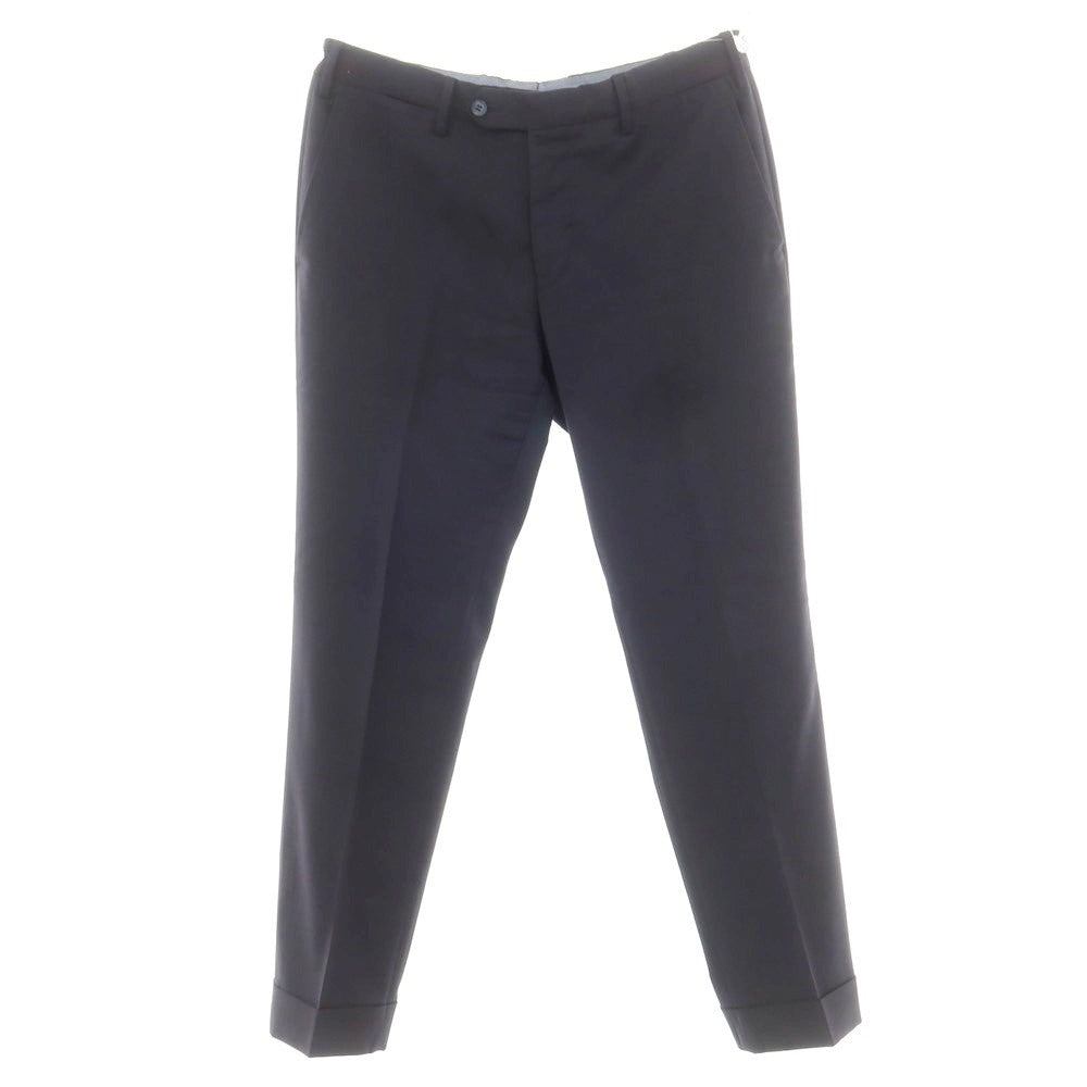 [Used] GERMANO Stretch Polyester Wool Dress Slacks Pants Navy [48] [Condition Rank B] [Men&