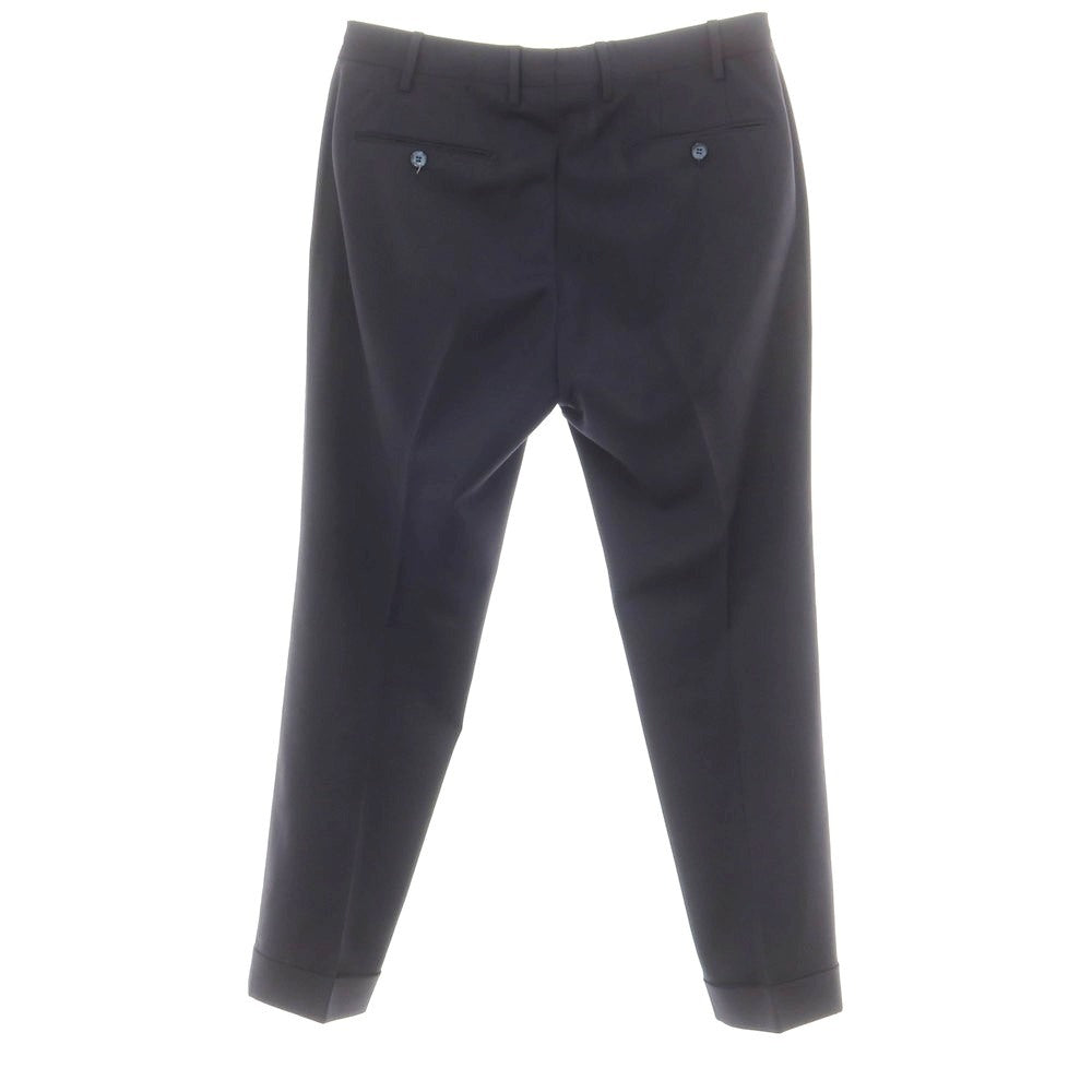 [Used] GERMANO Stretch Polyester Wool Dress Slacks Pants Navy [48] [Condition Rank B] [Men&