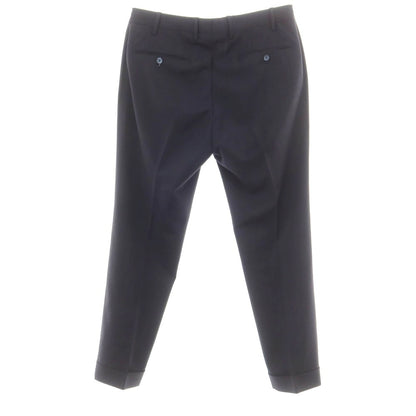 [Used] GERMANO Stretch Polyester Wool Dress Slacks Pants Navy [48] [Condition Rank B] [Men&