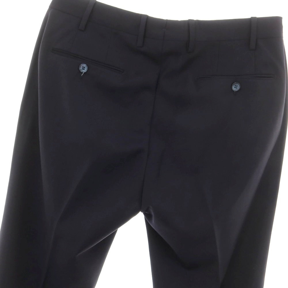 [Used] GERMANO Stretch Polyester Wool Dress Slacks Pants Navy [48] [Condition Rank B] [Men&
