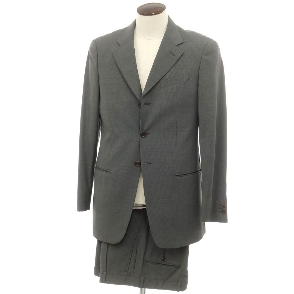 [Used] ARMANI COLLEZIONI Wool Polyester 3 Button Suit Grey [48] [Condition Rank B] [Men&