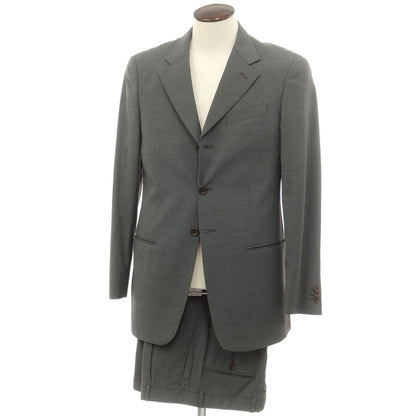 [Used] ARMANI COLLEZIONI Wool Polyester 3 Button Suit Grey [48] [Condition Rank B] [Men&