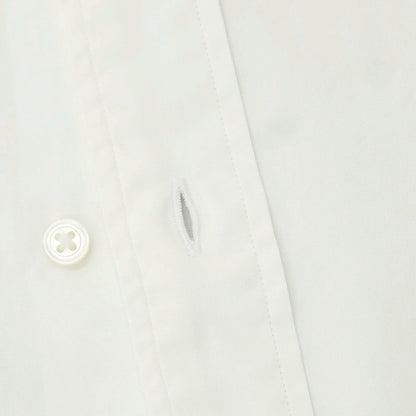 [Used] camoshita cotton long point collar dress shirt white [No size indicated (M size)] [Condition rank C] [Men&