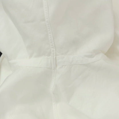 [Used] camoshita cotton long point collar dress shirt white [No size indicated (M size)] [Condition rank C] [Men&