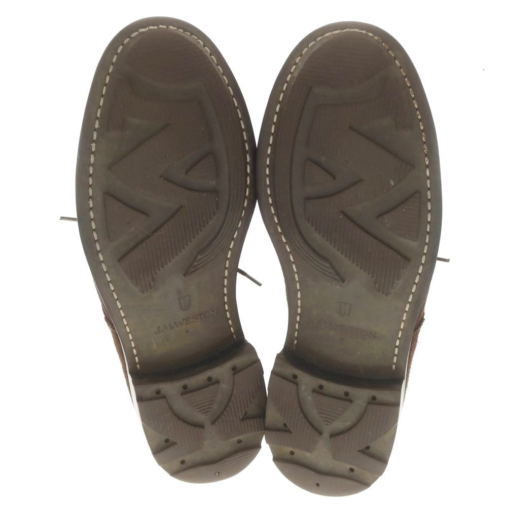 [Used] JM WESTON GOLF Suede U-Tip Dress Shoes Brown [6C] [Condition Rank B] [Men&