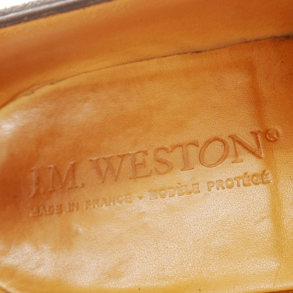 [Used] JM WESTON GOLF Suede U-Tip Dress Shoes Brown [6C] [Condition Rank B] [Men&