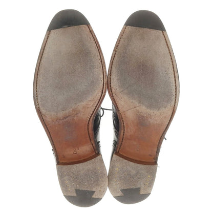 【中古】クロケットアンドジョーンズ CROCKETT&amp;JONES SWANSEA ウイングチップ ドレスシューズ ブラック【 6 1/2E 】【 状態ランクB 】【 メンズ 】