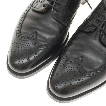 【中古】クロケットアンドジョーンズ CROCKETT&amp;JONES SWANSEA ウイングチップ ドレスシューズ ブラック【 6 1/2E 】【 状態ランクB 】【 メンズ 】