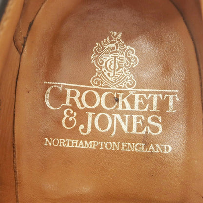 【中古】クロケットアンドジョーンズ CROCKETT&amp;JONES SWANSEA ウイングチップ ドレスシューズ ブラック【 6 1/2E 】【 状態ランクB 】【 メンズ 】