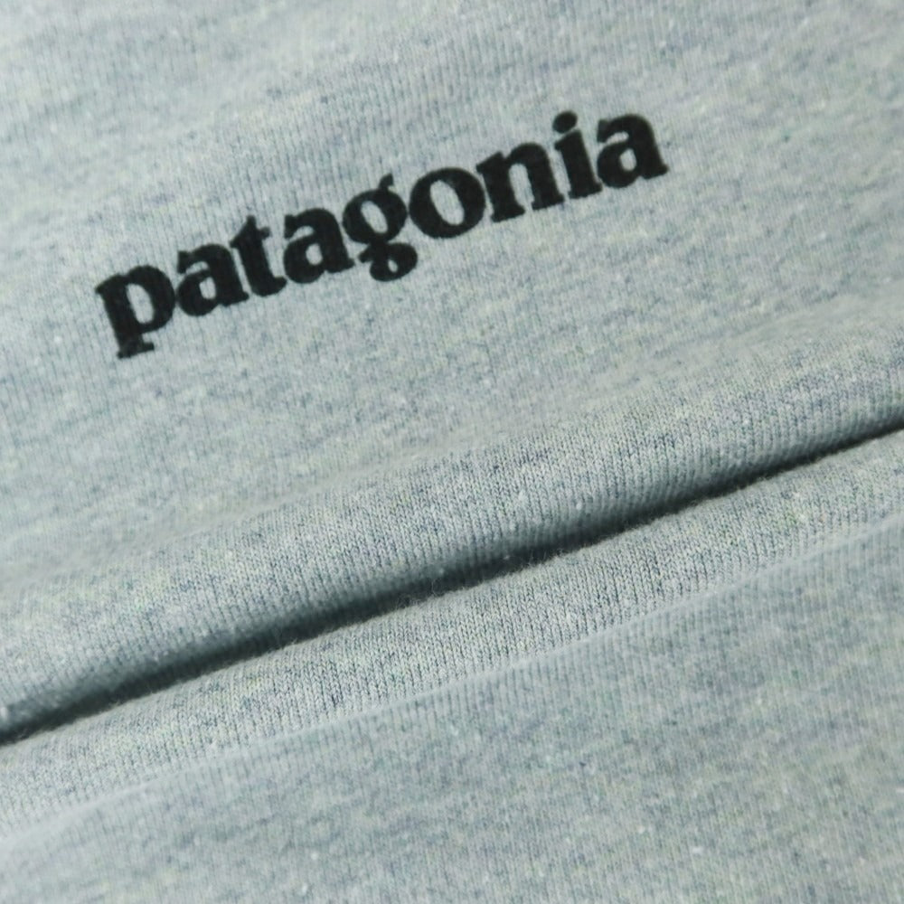 [Used] Patagonia Cotton Polyester Crew Neck Long Sleeve T-Shirt Light Grayish Blue [XL] [Condition Rank B] [Men&