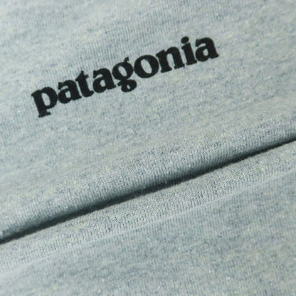 [Used] Patagonia Cotton Polyester Crew Neck Long Sleeve T-Shirt Light Grayish Blue [XL] [Condition Rank B] [Men&