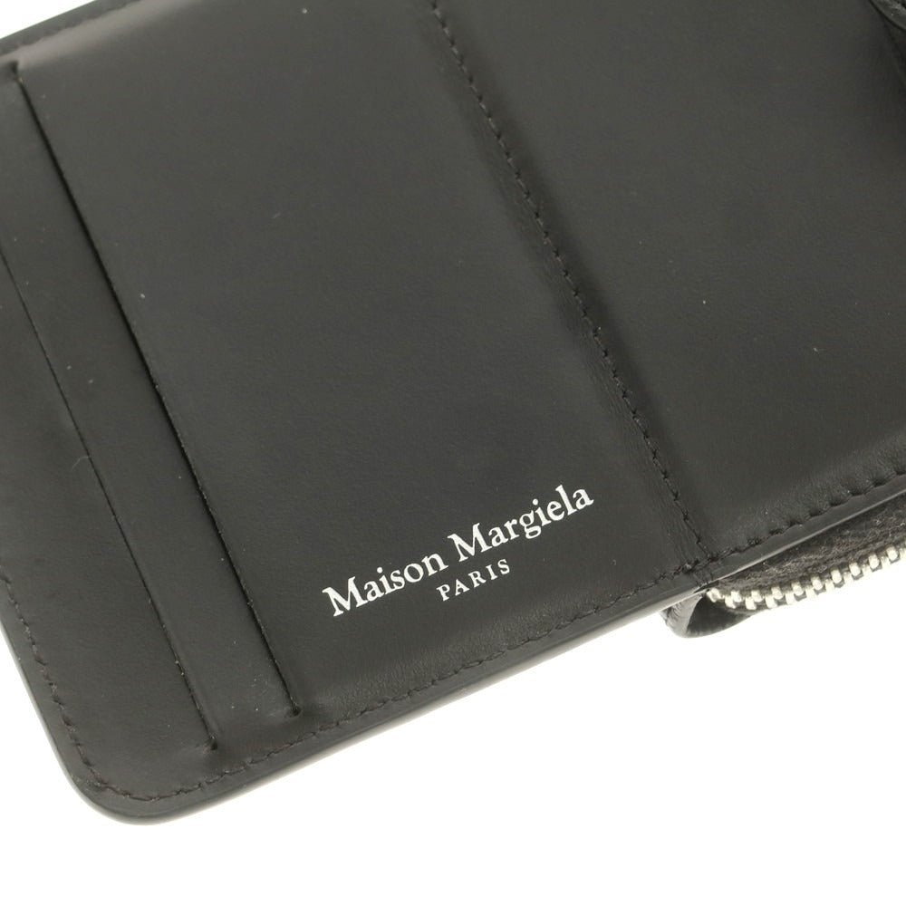 【中古】メゾン マルジェラ Maison Margiela レザー コインケース ブラック【 状態ランクC 】【 ユニセックス 】