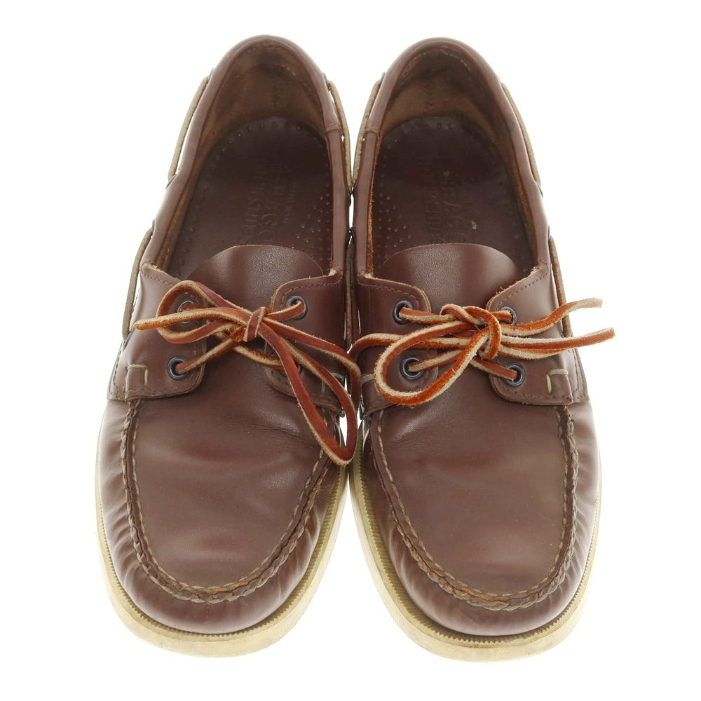 【中古】セバゴ SEBAGO レザー デッキシューズ ブラウン【 US9.5 】【 状態ランクB 】【 メンズ 】