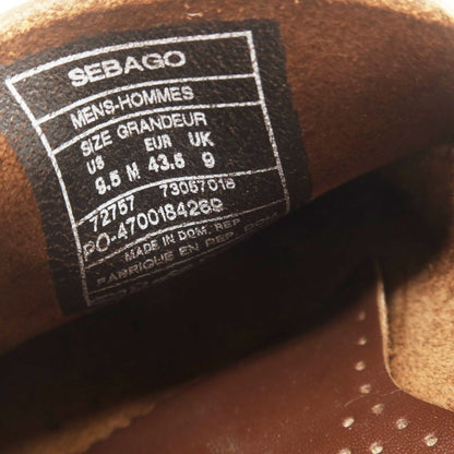 【中古】セバゴ SEBAGO レザー デッキシューズ ブラウン【 US9.5 】【 状態ランクB 】【 メンズ 】