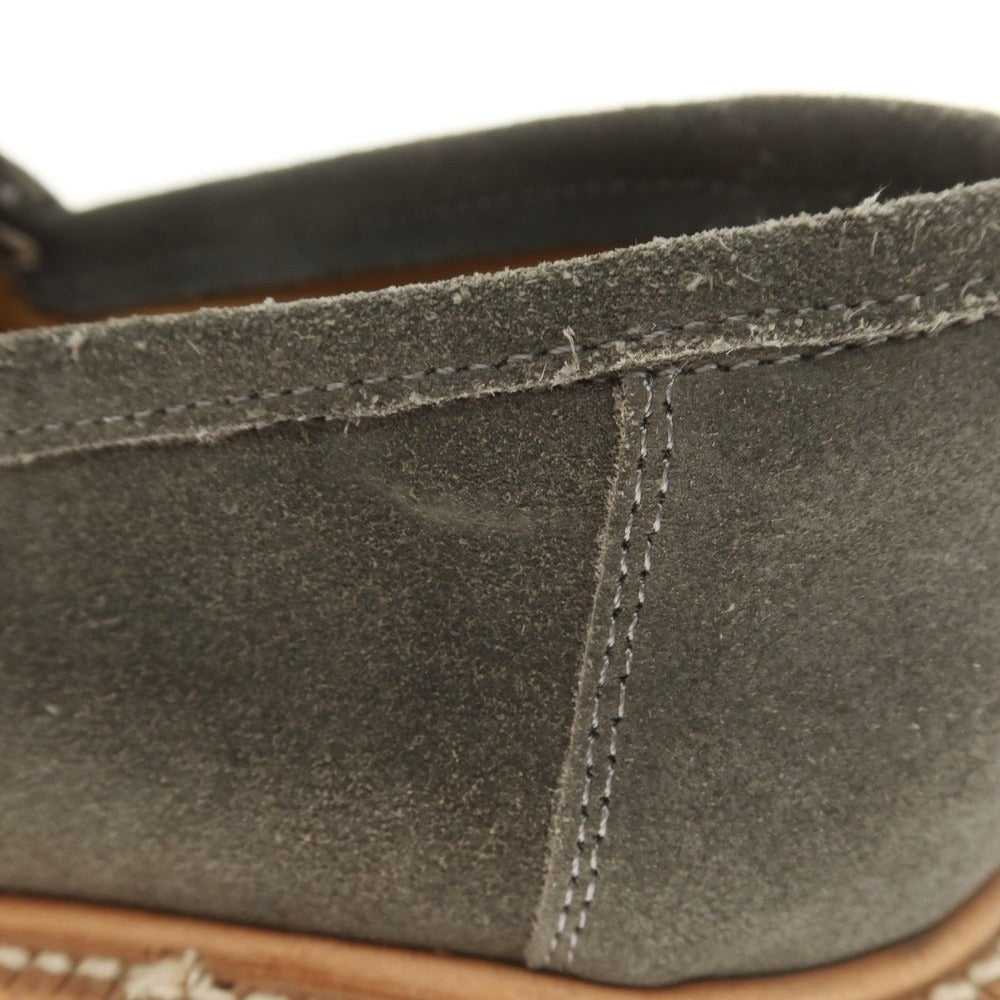 [Used] CAMINANDO Suede Bit Loafers Grayish Green [9] [Condition Rank B] [Men&