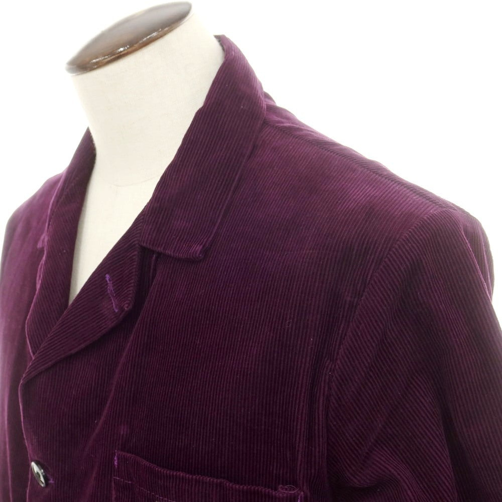 【中古】ホールドファスト HOLD FAST コットン コーデュロイ ショップコート パープル【 L 】【 状態ランクB 】【 メンズ 】