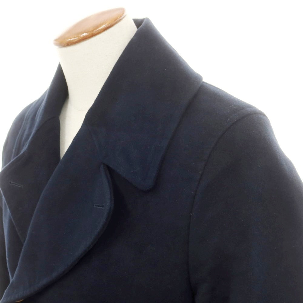 【中古】シーラップ Sealup MAESTRALE モールスキンコットン ピーコート ネイビー【 48 】【 状態ランクC 】【 メンズ 】