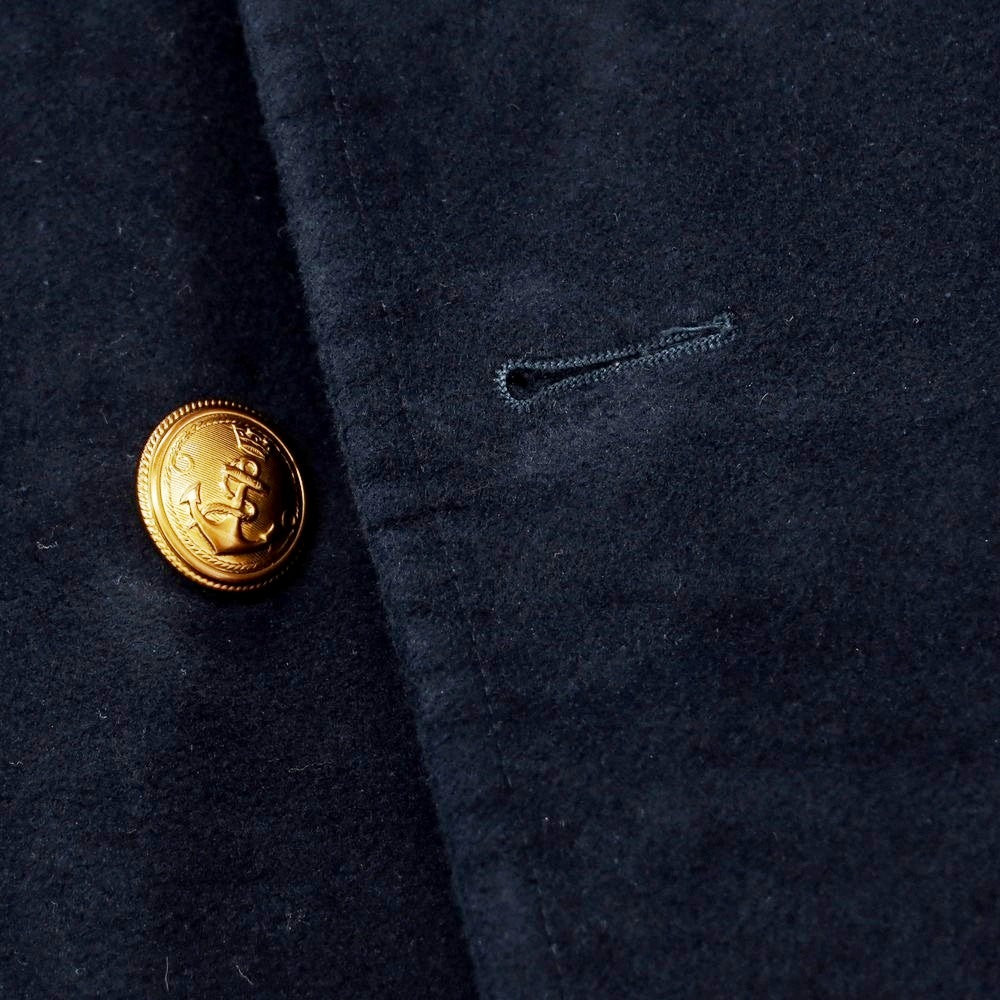 【中古】シーラップ Sealup MAESTRALE モールスキンコットン ピーコート ネイビー【 48 】【 状態ランクC 】【 メンズ 】