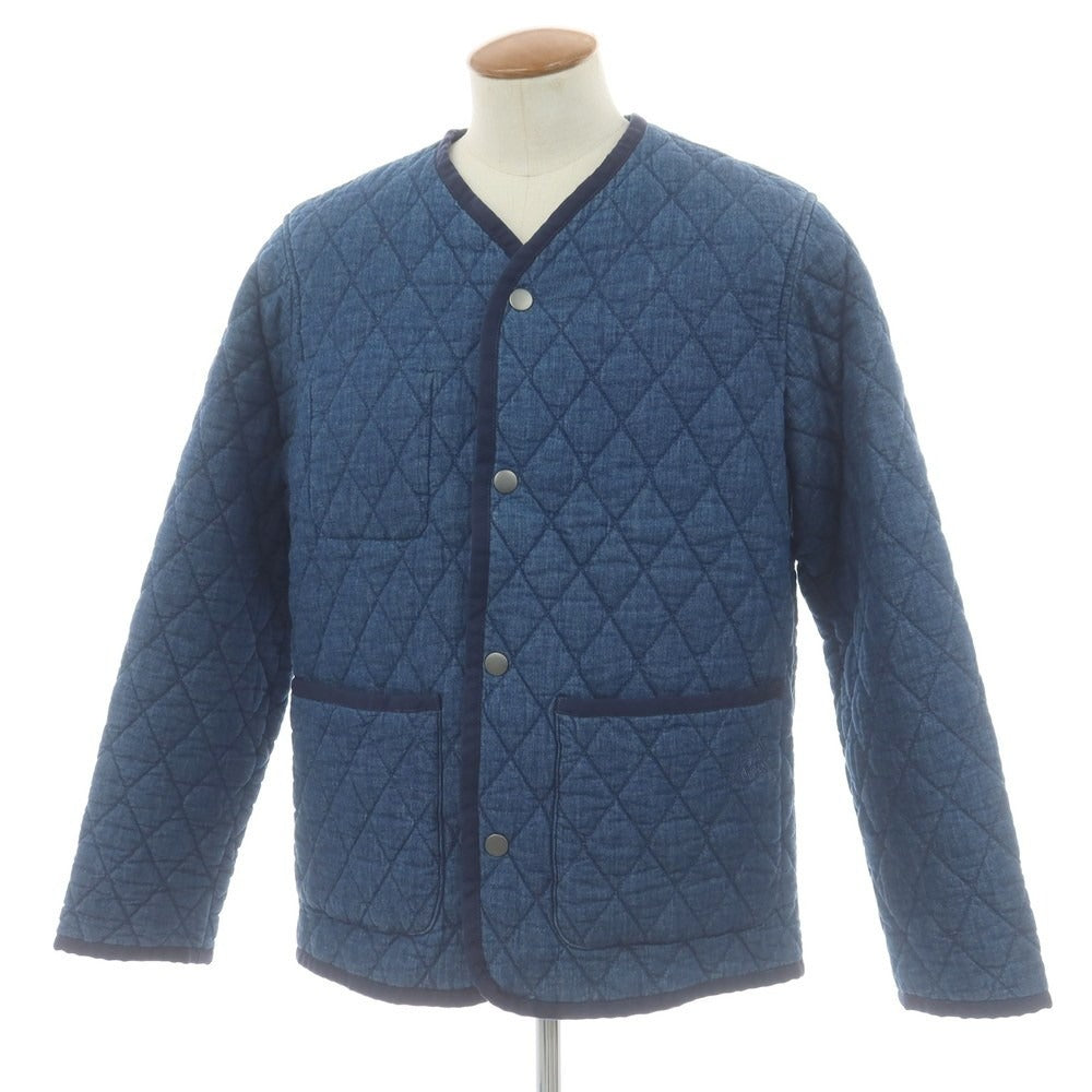 【中古】アーペーセー A.P.C. × JESSICA OGDEN キルティング 中綿ブルゾン ブルー【 M 】【 状態ランクC 】【 メンズ 】
