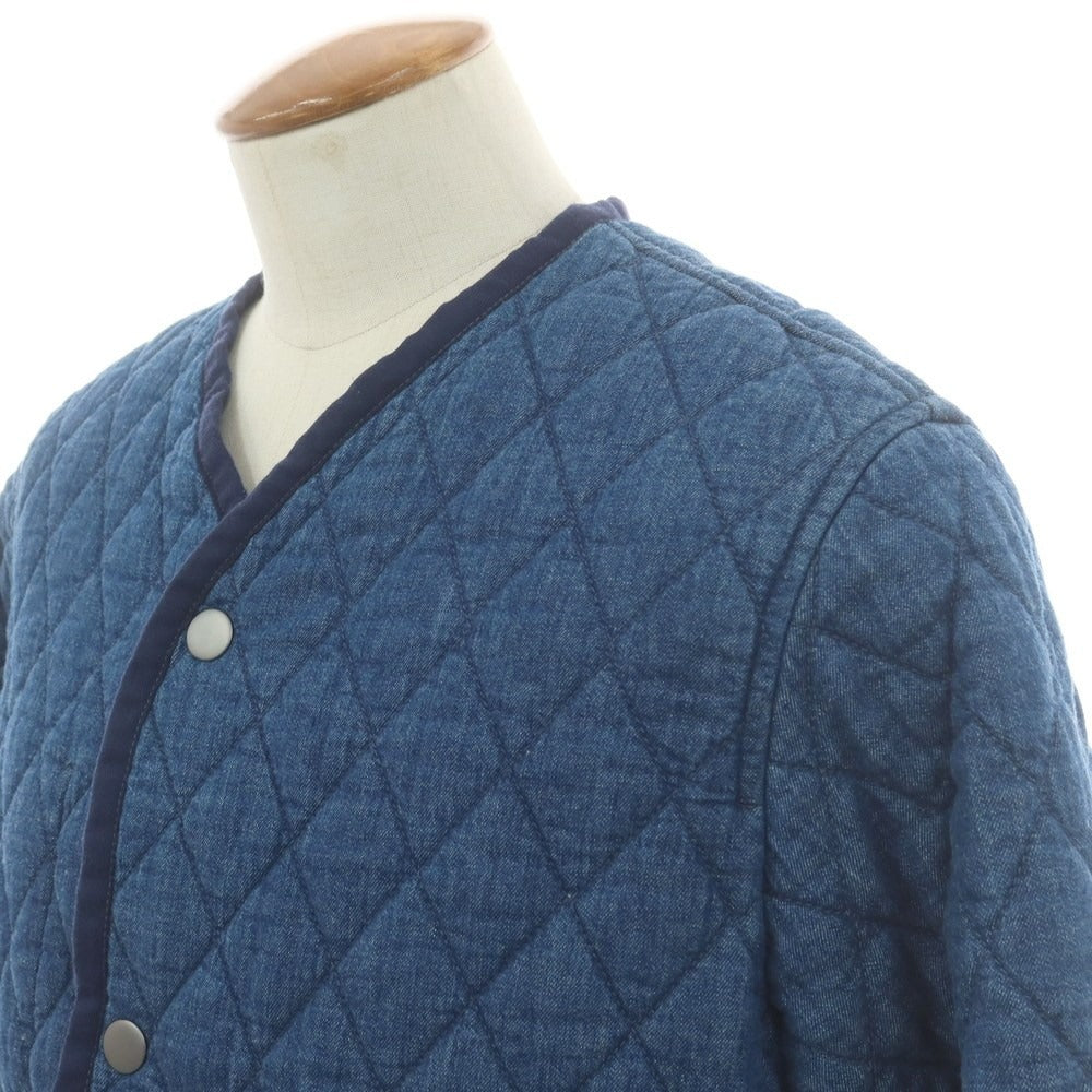 【中古】アーペーセー A.P.C. × JESSICA OGDEN キルティング 中綿ブルゾン ブルー【 M 】【 状態ランクC 】【 メンズ 】