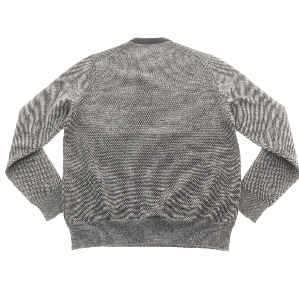 【中古】カナーリ CANALI カシミヤ クルーネック プルオーバーニット グレー【 48 】【 状態ランクB 】【 メンズ 】