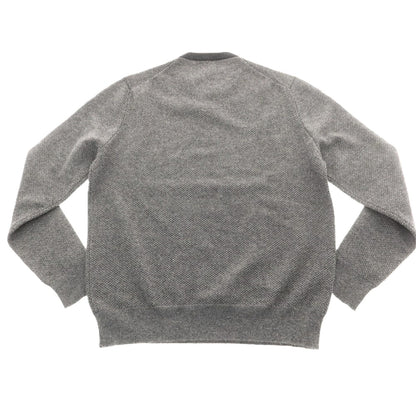 【中古】カナーリ CANALI カシミヤ クルーネック プルオーバーニット グレー【 48 】【 状態ランクB 】【 メンズ 】
