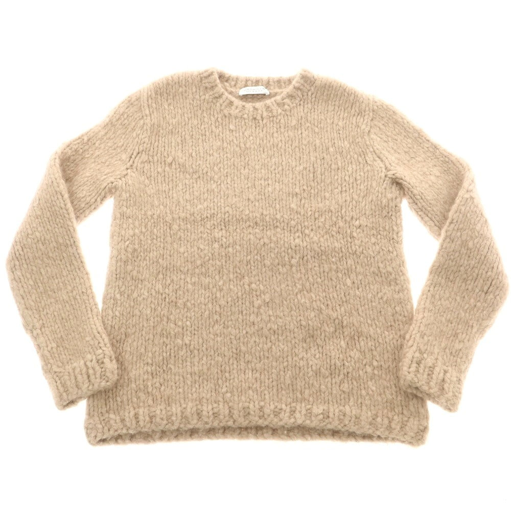 【中古】ガブリエラ ハースト GABRIELA HEARST ローゲージ カシミヤ クルーネック プルオーバーニット ベージュ【 M 】【 状態ランクB 】【 メンズ 】