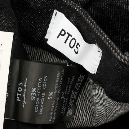 【中古】【未使用】ピーティーゼロチンクエ PT05 REGGAE 側章 デニムパンツ ジーンズ ブラック【 32 】【 状態ランクS 】【 メンズ 】
