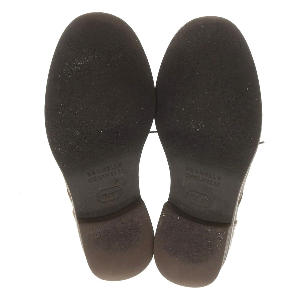 [Used] Brunello Cucinelli Vachetta Leather Derby Shoes Brown [41] [Condition Rank C] [Men&