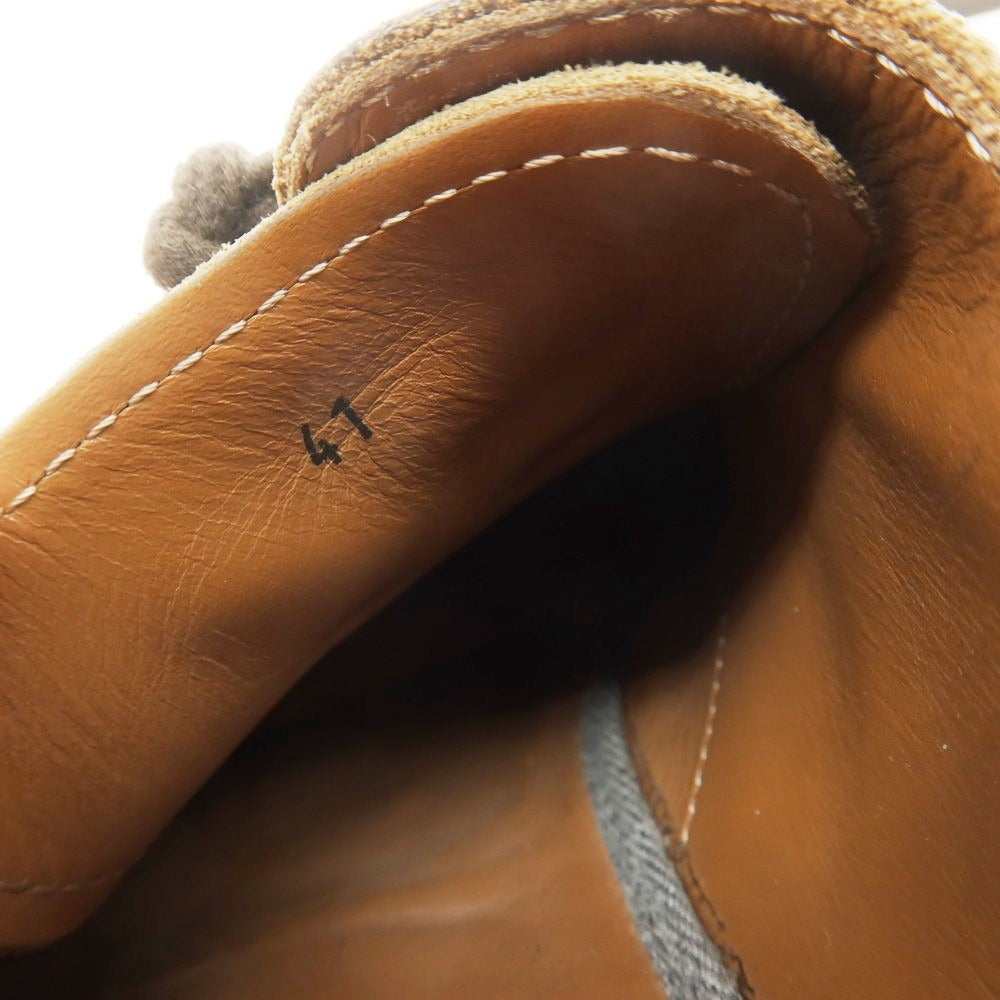 [Used] Brunello Cucinelli Vachetta Leather Derby Shoes Brown [41] [Condition Rank C] [Men&