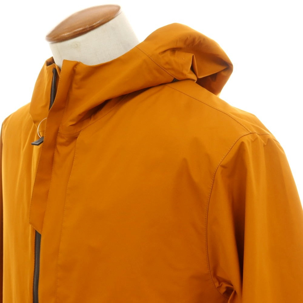 【中古】ヘルノ Herno Laminar ゴアテックス ポリエステル フーデッドコート オレンジ系【 48 】【 状態ランクB 】【 メンズ 】 [CPD]